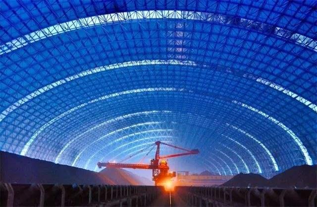 昌都亿优钢构工程师为您解析原料场封闭技术的特点和类型
